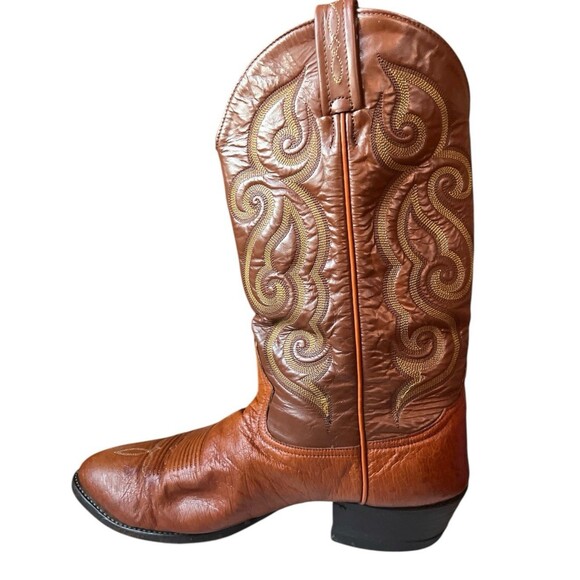 Tony Lama Mens Cowboy Boots Style 8417 USA Made Western Size 11 EE - Picture 3 of 6